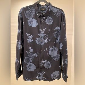NWOT Vince floral L/S shirt SIZE L